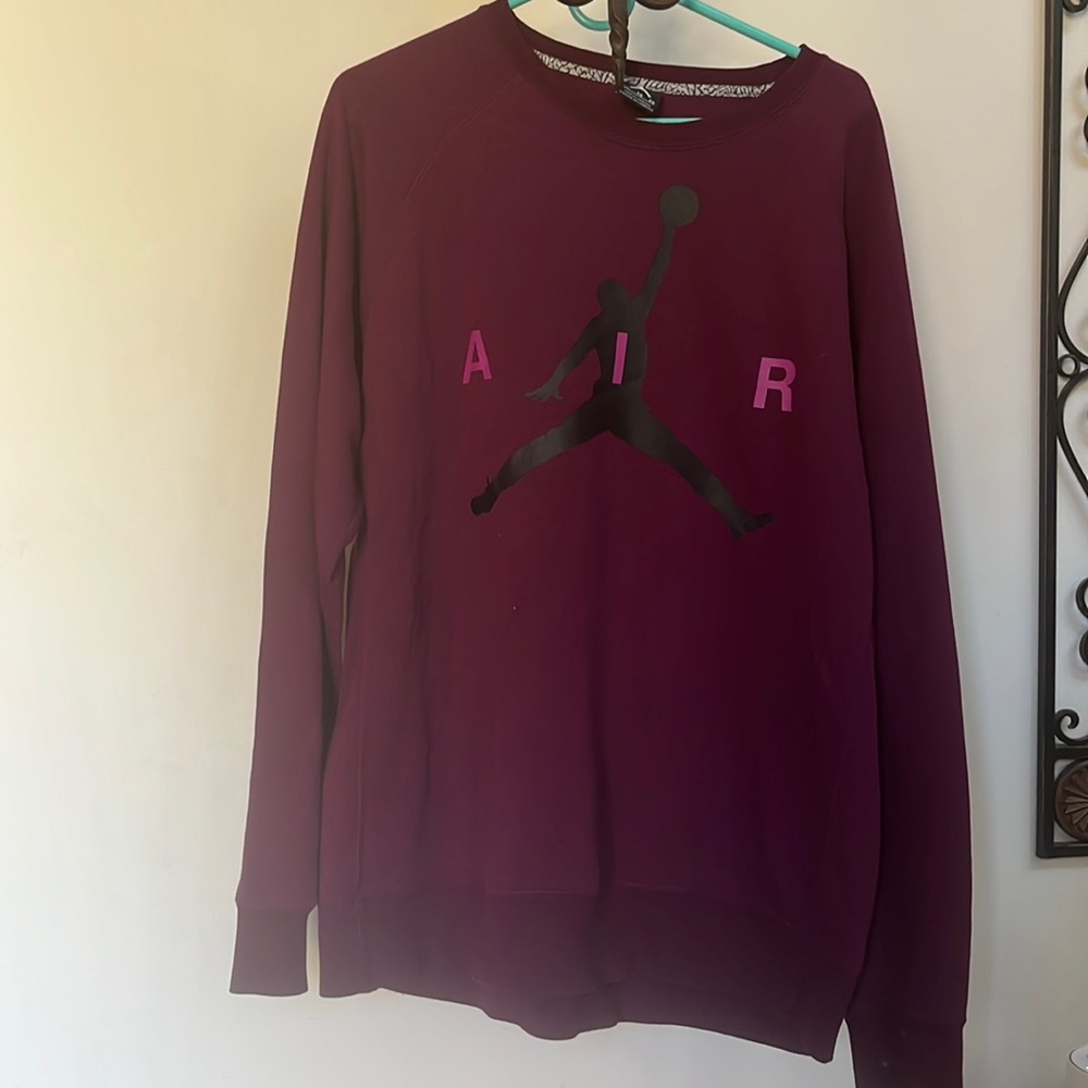 Nike Air Burgundy sweatshirt